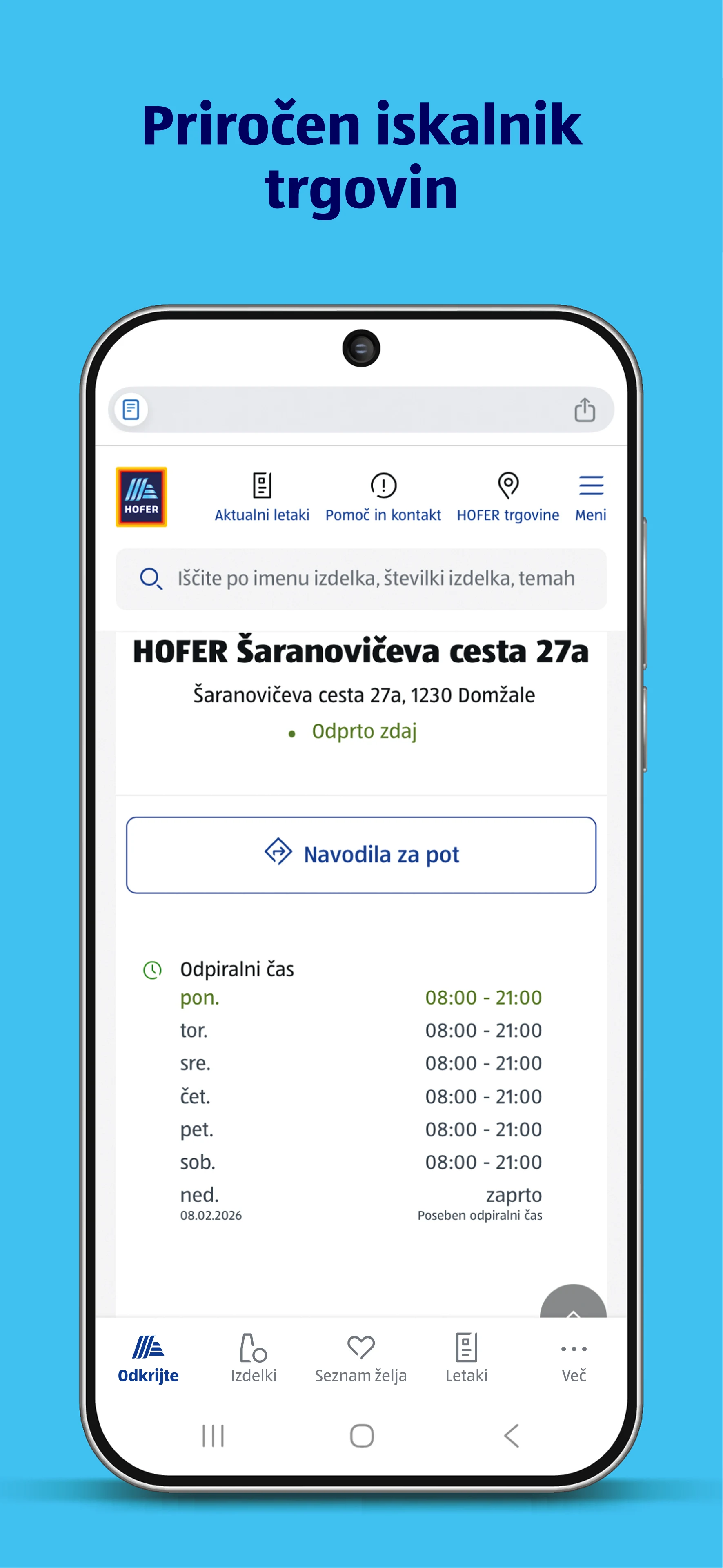 Več kot fer. HOFER. screenshot